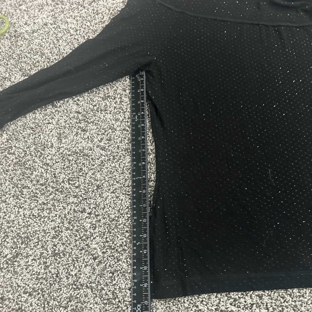 St. John Knit Black Sparkle Evening Top Medium - Picture 3 of 8